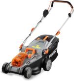 FUXTEC Akku Rasenmäher 40V (2x20V) E2RM43- Schnittbreite 43cm, Variable Schnitthöhe, Elektrorasenmäher, Kabellos (Li-Ion Akku & Ladegerät inklusive)