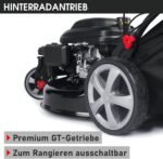 BRAST® Benzin Rasenmäher Trike mit Antrieb | 5,2kW(7PS) | 53cm Schnittbreite | viele Modelle | TÜV | 4 Takt OHV Motor | 30-80mm Schnitthöhe | 60L Fangkorb | Stahlgehäuse | Trike