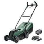 Bosch UniversalRotak Cordless Lawnmower 2x18V-37-550 (up to 500 m2 with 2x 4.0 Ah Batteries); 18 Volt System; Cutting Width: 37 cm; 2x 18 V 4.0 Ah Battery and Charger)