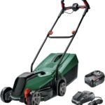 Bosch Akku-Rasenmäher CityMower 18V-32-300 (18 Volt, 1x Akku 4,0 Ah, Schnittbreite: 32 cm, Rasenflächen bis 300 m², im Karton)