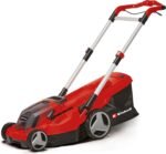 Einhell Akku-Rasenmäher GP-cm 36/450 Kit Power X-Change (36 V, 38 cm Schnittbreite, 450 m², Brushless, Mulchfunktion, 45 L Fangsack, inkl. 2 x 4,0 Ah Akkus + Twincharger)