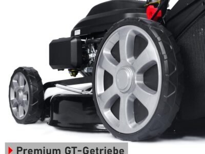 BRAST® Benzin Rasenmäher mit Antrieb | 5,2kW (7PS) | 55cm Schnittbreite | viele Modelle | TÜV | 30-80mm Schnitthöhe | 60L Fangkorb | 4 Takt OHV Motor | Stahlgehäuse | Power