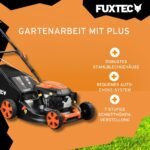 FUXTEC 3in1 Benzin Rasenmäher FX-RM4646ECO • 3,5PS 2,6kW 4-Takt Motor 146ccm • 46cm Schnittbreite 7 Stufen 25–75mm • 50L Fangkorb • Mulchfunktion & Heckauswurf • Leichtgewicht 25kg