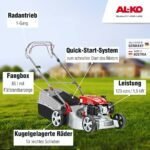 AL-KO Benzin-Rasenmäher Classic 4.62 SP-A, 46 cm Schnittbreite, 1.9 kW Motorleistung, 1-Gang Radantrieb, für Rasenflächen bis 1400 m²