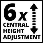 Einhell Benzin-Rasenmäher GC-PM 56/2 S HW (für 2.200 m², Frontbumper, OHV-Motor mit GT-Markengetriebe, Einhell Quick-Start-System, Vortex Technology Deck mit 5-in-1-Funktion)