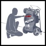 Einhell Benzin-Rasenmäher GC-PM 56/2 S HW (für 2.200 m², Frontbumper, OHV-Motor mit GT-Markengetriebe, Einhell Quick-Start-System, Vortex Technology Deck mit 5-in-1-Funktion)