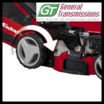 Einhell Benzin-Rasenmäher GC-PM 56/2 S HW (für 2.200 m², Frontbumper, OHV-Motor mit GT-Markengetriebe, Einhell Quick-Start-System, Vortex Technology Deck mit 5-in-1-Funktion)