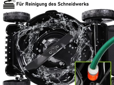 BRAST® Benzin Rasenmäher mit Antrieb | 5,2kW (7PS) | 55cm Schnittbreite | viele Modelle | TÜV | 30-80mm Schnitthöhe | 60L Fangkorb | 4 Takt OHV Motor | Stahlgehäuse | Power