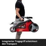 Einhell Akku-Rasenmäher GE-cm 43 Li M Kit Power X-Change (36V, 43 cm Schnittbreite, bis 600 m², Brushless, Mulch-Kit, 63L Fangkorb, 25-75 mm Schnitthöhe, inkl. 2X 4,0Ah + 2X Ladegerät)