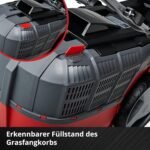 Einhell Akku-Rasenmäher GE-cm 43 Li M Kit Power X-Change (36V, 43 cm Schnittbreite, bis 600 m², Brushless, Mulch-Kit, 63L Fangkorb, 25-75 mm Schnitthöhe, inkl. 2X 4,0Ah + 2X Ladegerät)